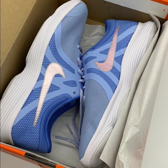 NIKE REVOLUTION 4 (GS) royal pulse/pink foam - Picture 3 of 16